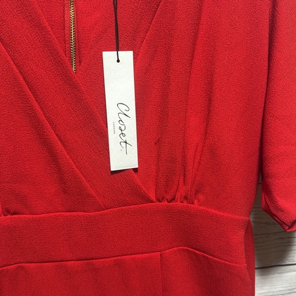 Closet Wrap Tie Back Kimono dress NWT - Picture 2 of 6